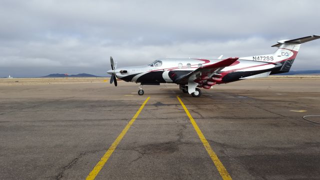 Pilatus PC-12 (N472SS) - New Mexico