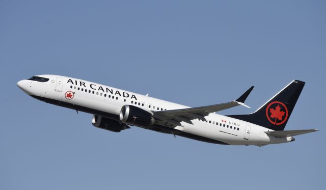 Boeing 737 MAX 8 (C-FSJJ) - Departing LAX