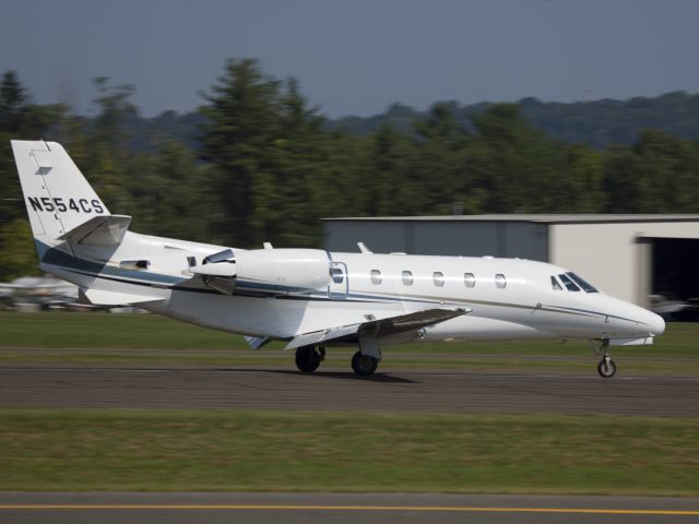 Cessna Citation Excel/XLS (N554CS) - Landing runway 08.