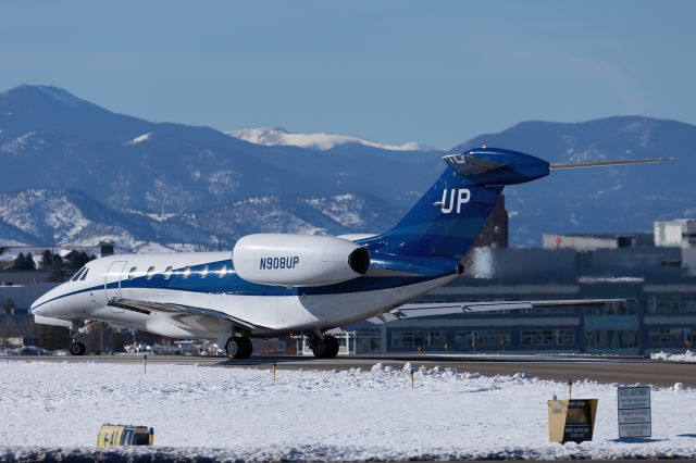 Cessna Citation X (N908UP) - Departing KAPA 17L 11-10-2024