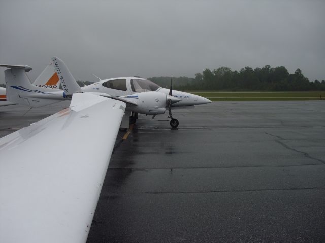 Diamond Star (N443MA) - DA42 parked next to me