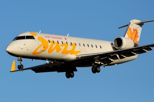 Canadair Regional Jet CRJ-200 (C-GKER) - Arriving from LGS/KLGA. Rwy 32.