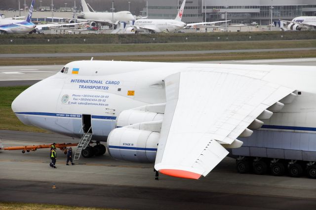 Antonov An-124 Ruslan (UR-82009) - UR-82009 at Paine Field March 14, 2013.