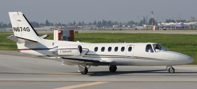 Cessna Citation II (N674G) - 2-19-15