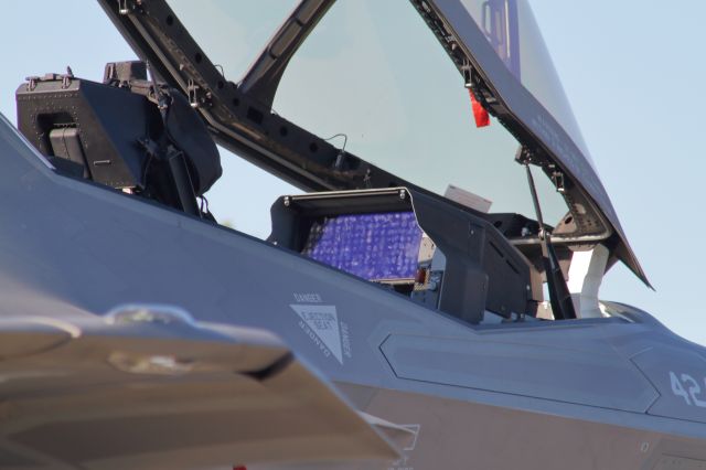 16-9029 — - US Navy F-35C - Thunder Over Solano - 03/30/2019.br /br /This is not such a spectacular photo, but I thought it was interesting to see all of the fingerprint smudges on the cockpit display!