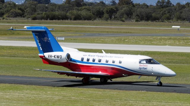 Pilatus PC-24 (VH-KWO) - Pilatus PC-24. Royal Flying Doctor Service WA VH-KWO YPJT 060919.