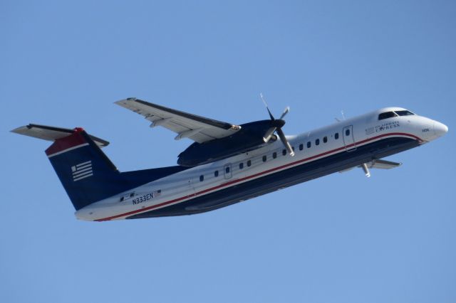 de Havilland Dash 8-300 (N333EN) - US Airways Express Dash 8-300 2/15/14