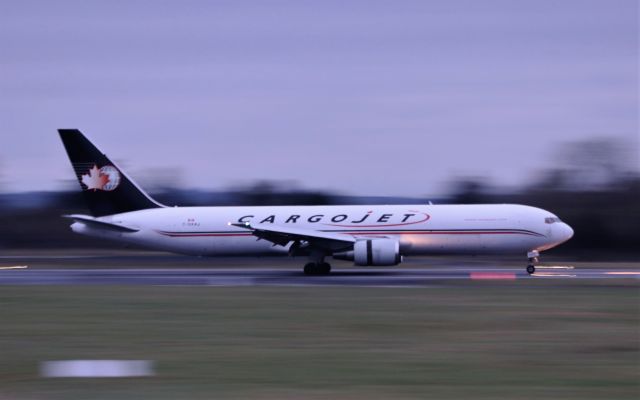 BOEING 767-300 (C-GXAJ) - cargojet b767-323er(bdsf) c-gxaj arriving in shannon from bournmouth this evening 31/1/21.