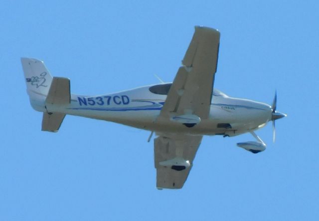 Cirrus SR-22 (N537CD) - N537CD on approach to CVO on 12th April 2021.