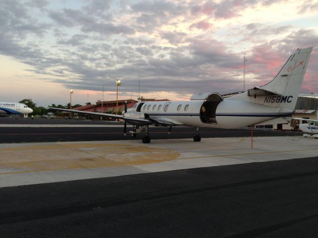 Fairchild Dornier SA-227DC Metro (N158MC) - Awaiting cargo in Ciudad del Carmen, Campeche, Mexico.