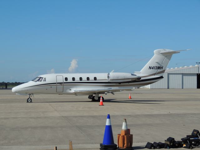 Cessna Citation III (N413MH) - Parked at Signature FBO after arriving from Nashville the day before