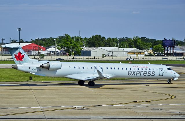 Canadair Regional Jet CRJ-900 (C-FCJZ) - C-FCJZ Air Canada Express (Jazz Air) Canadair CL-600-2D15 Regional Jet CRJ-705ER / 703 (cn 15040)br /br /Louis Armstrong New Orleans International Airport (IATA: MSY, ICAO: KMSY, FAA LID: MSY)br /TDelCorobr /May 12, 2013