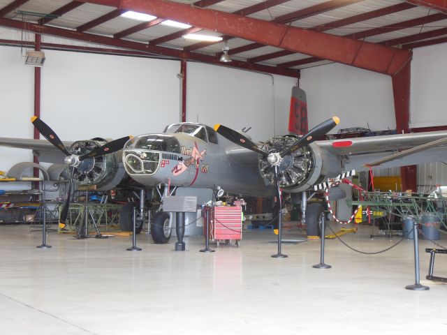 Douglas A-26 Invader (N7705C) - Douglas A-26C Invader 44-35710 @ Cavanaugh Flight Museum, Addison, TX 2014