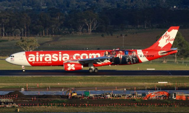 Airbus A330-300 (9M-XXU) - X-Men Apocalypse teams up with Air Asia just arriving on Rwy16 