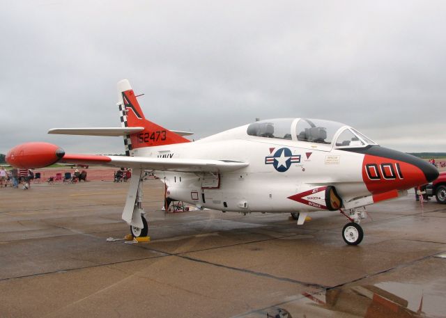 North American Rockwell Buckeye (N36TB) - At the Defenders of Liberty Airshow at Barksdale Air Force Base, Louisiana on a rainy, overcast day. Amazing how clean this aircraft is. There was not a drop of fluid, dirt, or anything on or under this aircraft. Clean enough to be in a museum.