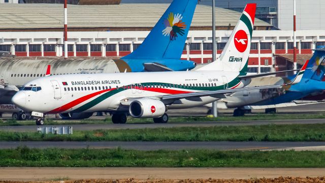 Boeing 737-700 (S2-AFM) - Boeing 737-800