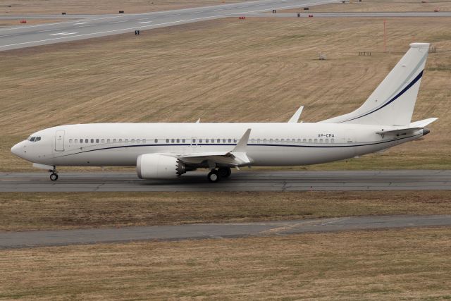 Boeing 737 MAX 8 (VP-CMA) - 'Victor Papa Charlie Mike Alpha' cleared for departure to Anchorage on runway 11  (4/6)