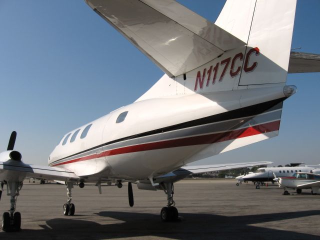 Swearingen Merlin 3 (N117CC) - Parked at Santa Ana