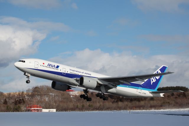 Boeing 777-200 (JA706A) - 17 January 2015:HKD-HND.