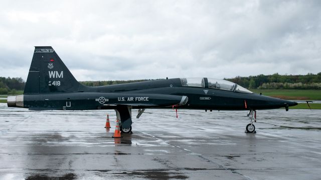 Northrop T-38 Talon (6510418) - REAPER 54 from Whiteman AFB, MO parked on the Million Air ramp at Griffiss on 5/8/2021. 