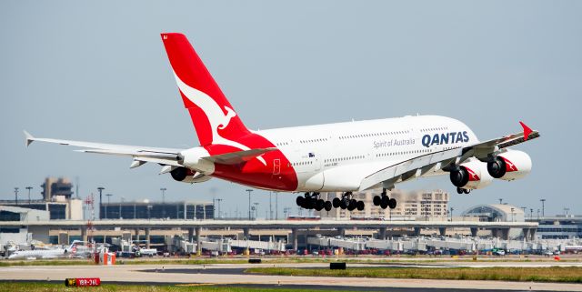 Airbus A380-800 (VH-OQJ) - 06/11/2016 Qantas VH-OQJ A380 KDFW