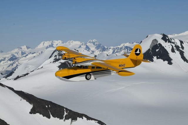 N642 — - Over Eagle Glacier, AK