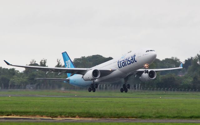 Airbus A330-300 (C-GKTS) - air transat 30 year livery a330-342 c-gkts dep shannon after diverting in earlier while routing from toronto to gatwick 29/5/17.