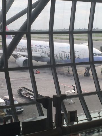 Airbus A330-300 — - China Airlines special livery Airbus A330-300 aircraft operating my flight from Bangkok to Taipei.