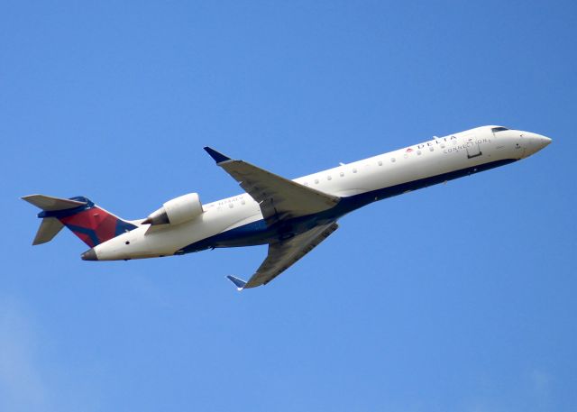 Canadair Regional Jet CRJ-700 (N744EV) - At Shreveport Regional.