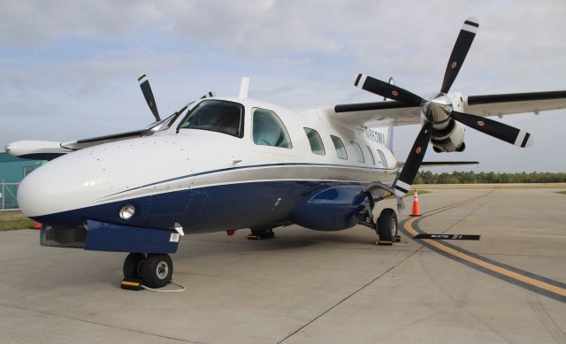 Mitsubishi MU-2 (N860MA) - A Mitsubishi MU-2B-60 on the Platinum Air Center ramp at Jack Edwards National Airport, Gulf Shores, AL - March 29, 2018.