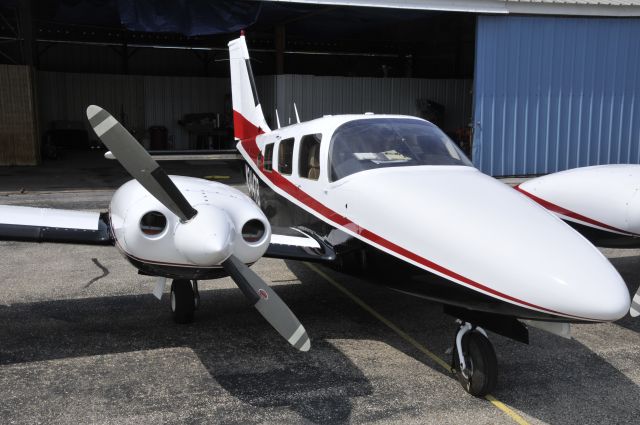 Piper Seneca (N344TB) - Just out of the paint shop, August 2017.