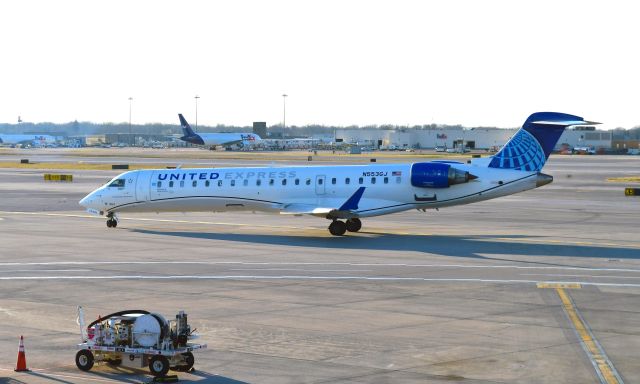 N553GJ — - United Express Bombardier CRJ-550 N553GJ in Detroit 