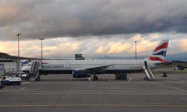 Airbus A321 (G-EUXH) - British Airways Airbus A321-231 G-EUXH in Aberdeen Dyce Airport