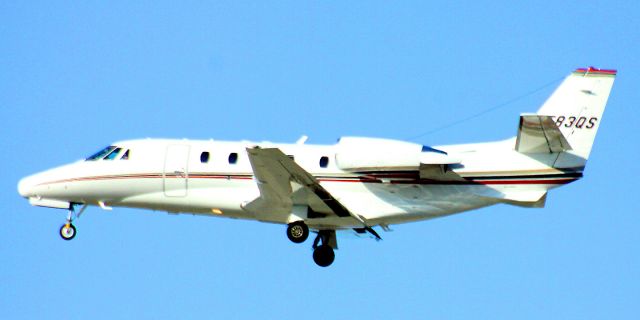 Cessna Citation Excel/XLS (N583QS) - Landing 30L, Arrival from KBUR