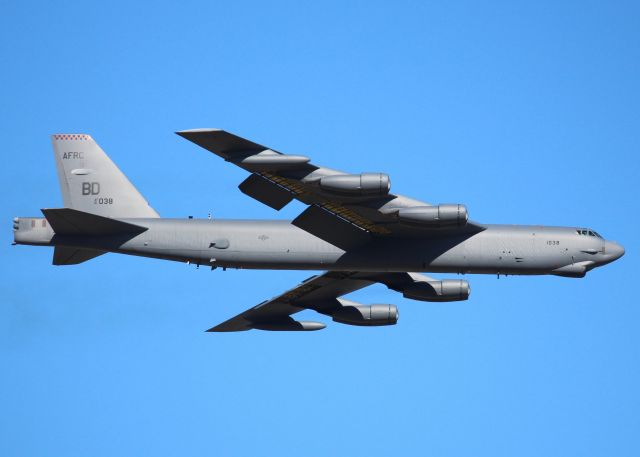 Boeing B-52 Stratofortress (61-0038) - At Barksdale Air Force Base