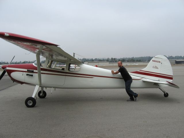 Cessna Skyhawk (N9007A) - Pushed at Fullerton
