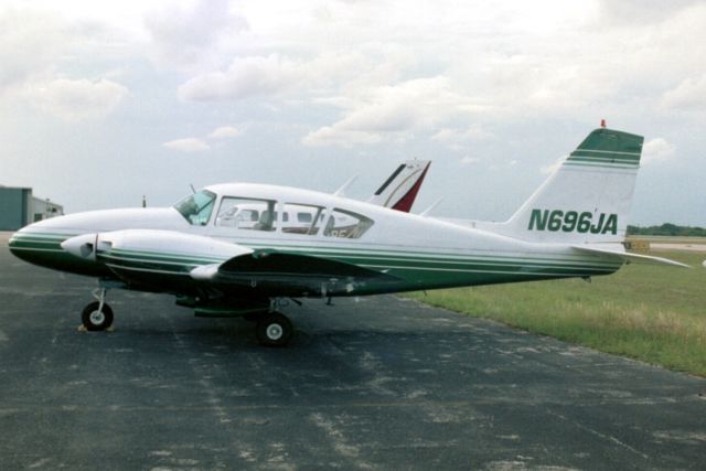 Piper Aztec (N696JA) - Seen here on 28-Sep-03.