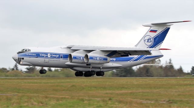 Ilyushin Il-76 (RA-76503) - volga-dnepr il-76td-90vd ra-76503 landing at shannon from athens 19/4/20.