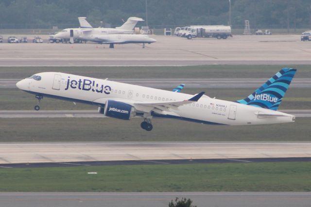 OSKBES-MAI Kityonok (N3008J) - JetBlue's brand new A220 doing test flights at MCO