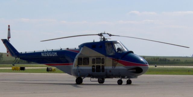 Sikorsky HRS (N2650M) - 1954 Sikorsky S-55B parked on the ramp at KDBQ.