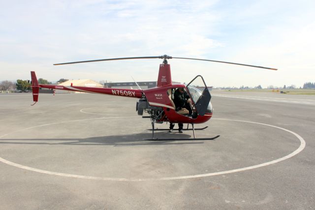 Robinson R-22 (N7508Y) - Shot February 6, 2012 at KHWD prior to flight lesson.