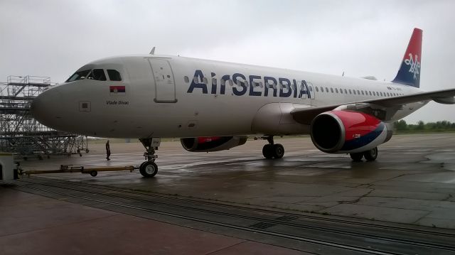 Airbus A320 (YU-APH) - On Insallation of WI-Fi
