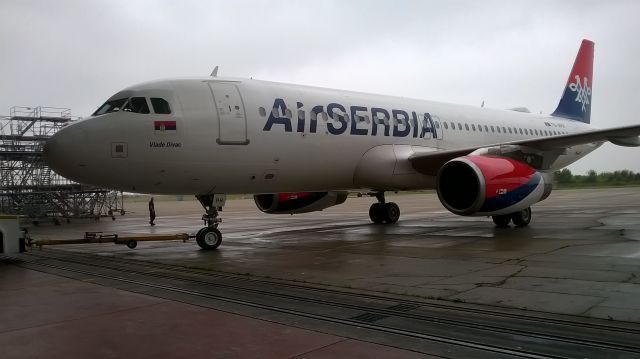 Airbus A320 (YU-APH) - On Insallation of WI-Fi