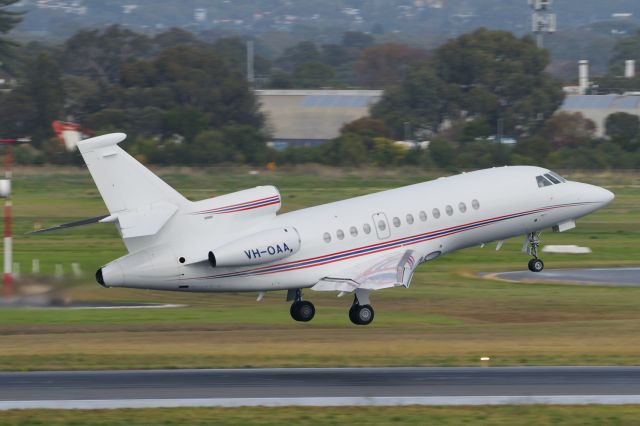 Dassault Falcon 900 (VH-OAA) - ADELAIDE AIRPORT WEDNESDAY JUNE 15, 2022.