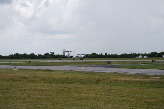 Beechcraft King Air F90 (N94JD) - Takeoff run on 12 in La Porte (1 of 4)