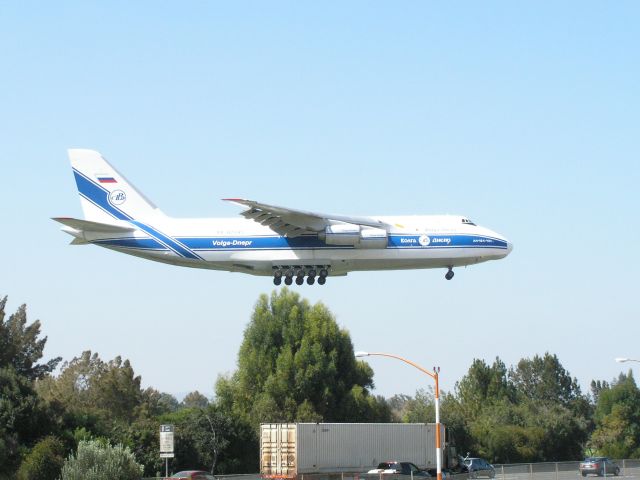 Antonov An-124 Ruslan (RA-82045) - Antonov-124 landing at Moffett Field Sept. 8, 2014.