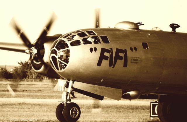 Boeing B-29 Superfortress (NX529B) - A B-29 in 1945. NX529B at EFD.