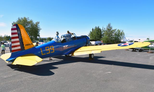 VULTEE Valiant (N63282) - Vultee BT-13 Valiant N63282 in Anchorage 