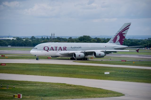 Airbus A380-800 (A7-APH) - Qatar Airways Airbus A380-800 A7-APH at London Heathrow LHR.