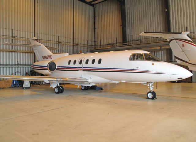 Hawker 800 (N793RC) - Jet with a stand up cabin and good range!